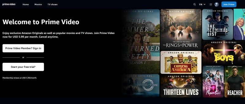 amazon prime sflix alternatives